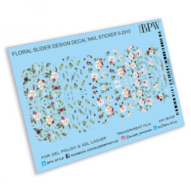 Слайдер-дизайн Акварельные цветы из каталога Цветные на любой фон в интернет-магазине BPW.style