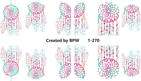 Слайдер-дизайн Ловец снов из каталога Цветные на светлый фон в интернет-магазине BPW.style