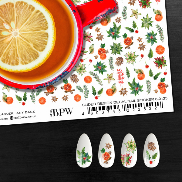 Гранд-слайдер Зимний с мандаринками из каталога Серия GRANDE в интернет-магазине BPW.style