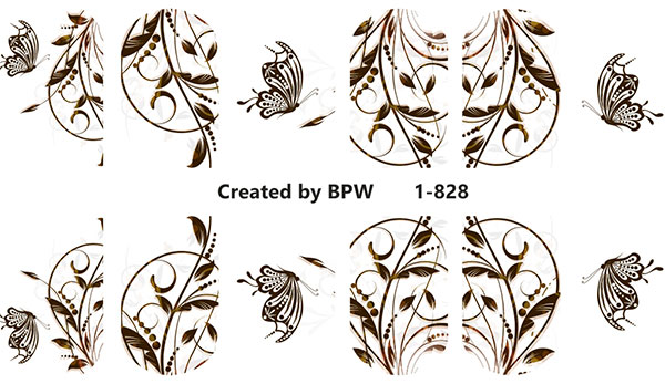 Слайдер-дизайн Бабочки графика из каталога Цветные на светлый фон в интернет-магазине BPW.style