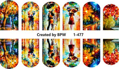 Слайдер-дизайн Осенняя романтика из каталога Цветные на светлый фон, в интернет-магазине BPW.style
