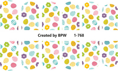 Слайдер-дизайн Пасхальный из каталога Цветные на светлый фон, в интернет-магазине BPW.style