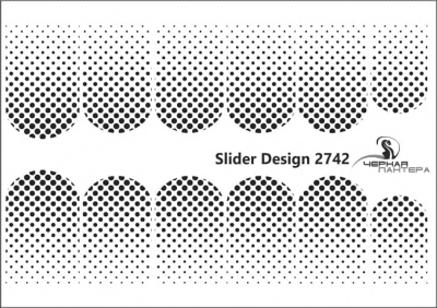 Слайдер-дизайн Узор с точками из каталога Цветные на светлый фон, в интернет-магазине BPW.style