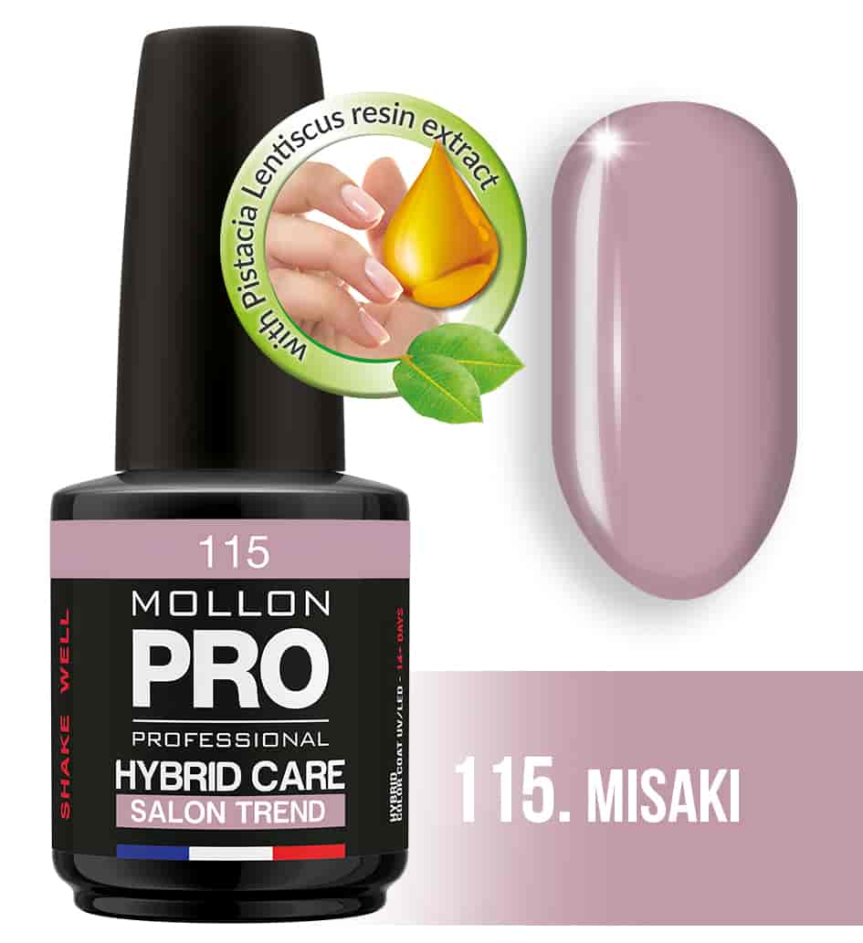 Гель-лак для ногтей HYBRID CARE SALON TREND UV/LED №115 из каталога Гель-лак Mollon Pro в интернет-магазине BPW.style