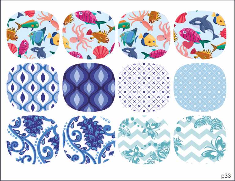 Слайдер-дизайн Морской из каталога Цветные на светлый фон в интернет-магазине BPW.style