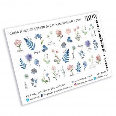 Слайдер-дизайн Floral nature из каталога Цветные на любой фон в интернет-магазине BPW.style