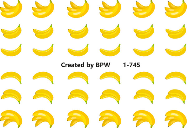 Слайдер-дизайн Бананы из каталога Цветные на светлый фон в интернет-магазине BPW.style