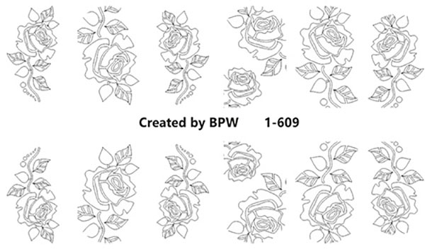 Слайдер-дизайн Розы из каталога Цветные на светлый фон в интернет-магазине BPW.style