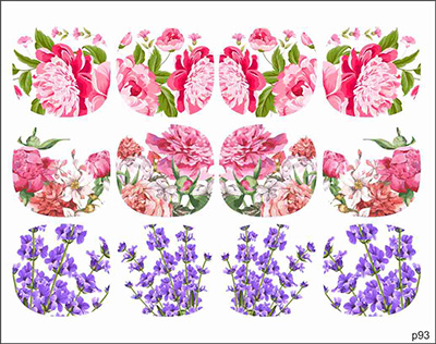 Слайдер-дизайн Цветы из каталога Цветные на светлый фон в интернет-магазине BPW.style