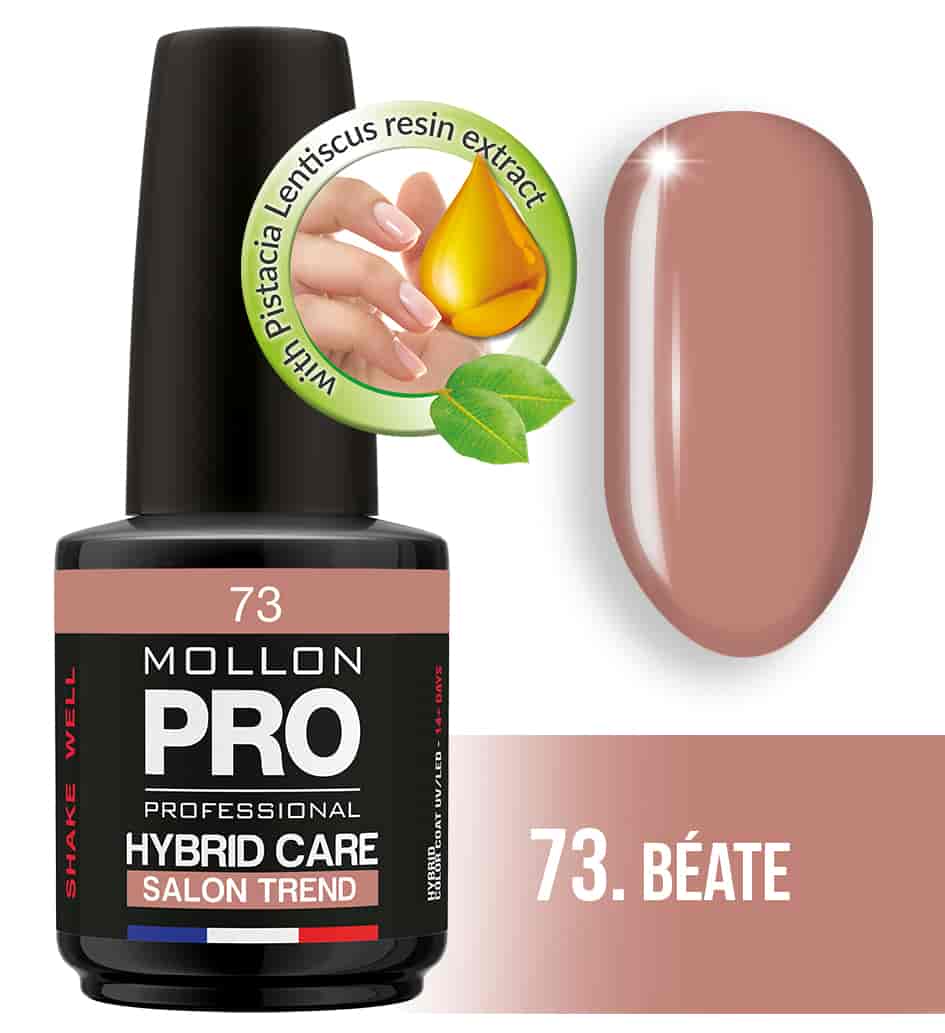 Гель-лак для ногтей HYBRID CARE SALON TREND UV/LED №073 из каталога Гель-лак Mollon Pro в интернет-магазине BPW.style