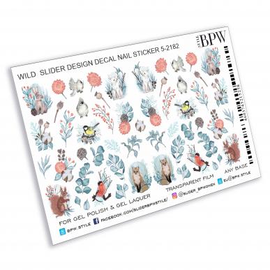Слайдер дизайн Зимний с животными из каталога Цветные на любой фон в интернет-магазине BPW.style
