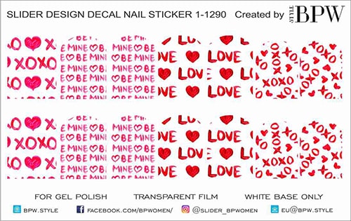 Слайдер-дизайн Love mix из каталога Цветные на светлый фон в интернет-магазине BPW.style