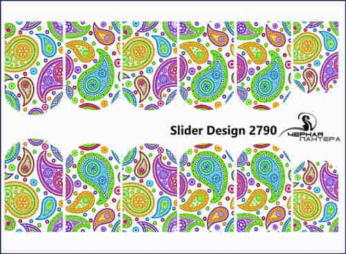 Слайдер-дизайн Пэйсли из каталога Цветные на светлый фон в интернет-магазине BPW.style