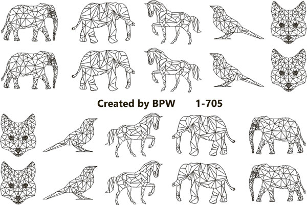 Слайдер-дизайн Животные из каталога Цветные на светлый фон в интернет-магазине BPW.style
