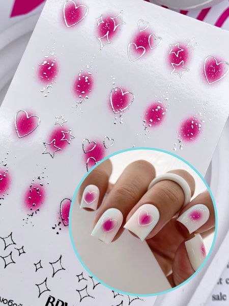 Слайдер-дизайн SPARKLE Корейский градиент розовый микс из каталога Слайдеры SPARKLE в интернет-магазине BPW.style