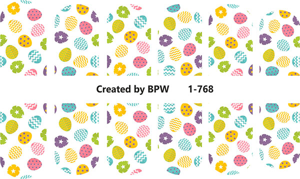 Слайдер-дизайн Пасхальный из каталога Цветные на светлый фон в интернет-магазине BPW.style