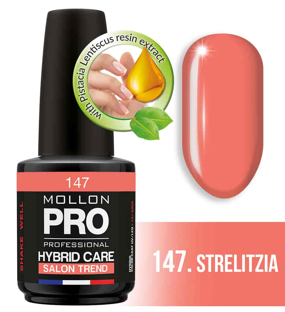Гель-лак для ногтей HYBRID CARE SALON TREND UV/LED №147 из каталога Гель-лак Mollon Pro в интернет-магазине BPW.style