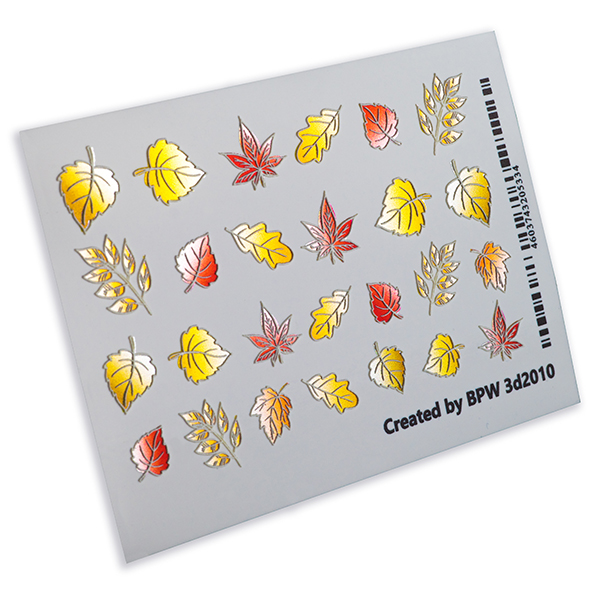 Слайдер-дизайн 3D Осенние листья из каталога 3D слайдеры в интернет-магазине BPW.style