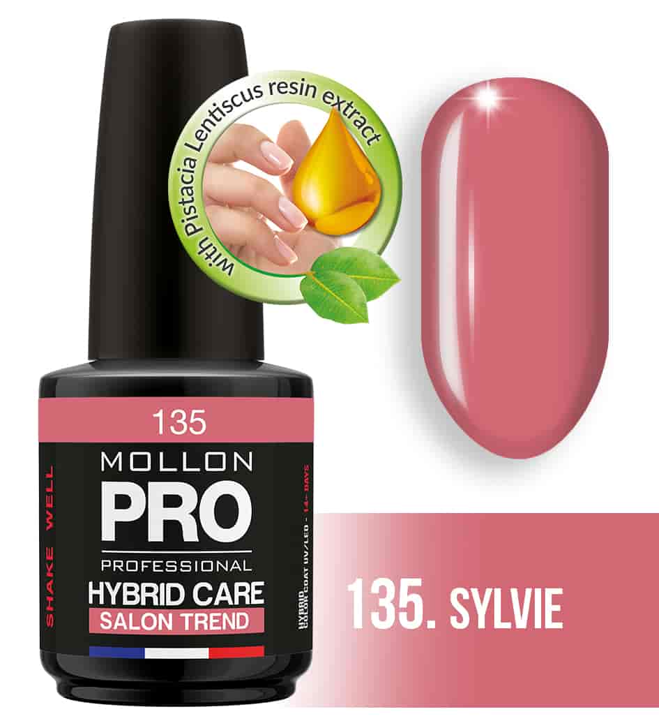 Гель-лак для ногтей HYBRID CARE SALON TREND UV/LED №135 из каталога Гель-лак Mollon Pro в интернет-магазине BPW.style