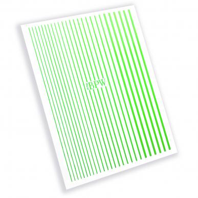 Гибкая силиконовая лента для дизайна ногтей, неон зеленый из каталога Гибкая силиконовая лента в интернет-магазине BPW.style