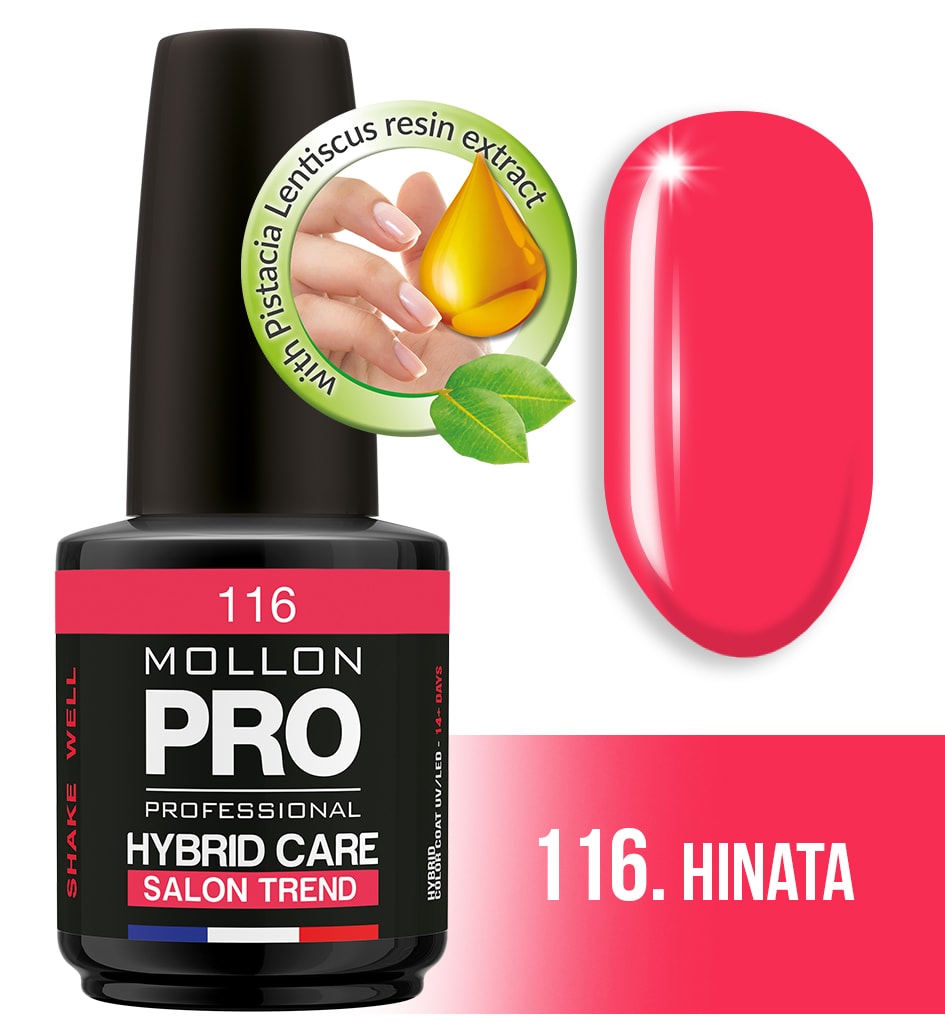 Гель-лак для ногтей HYBRID CARE SALON TREND UV/LED №116 из каталога Гель-лак Mollon Pro в интернет-магазине BPW.style