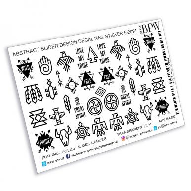 Слайдер-дизайн Дух племени из каталога Цветные на любой фон в интернет-магазине BPW.style