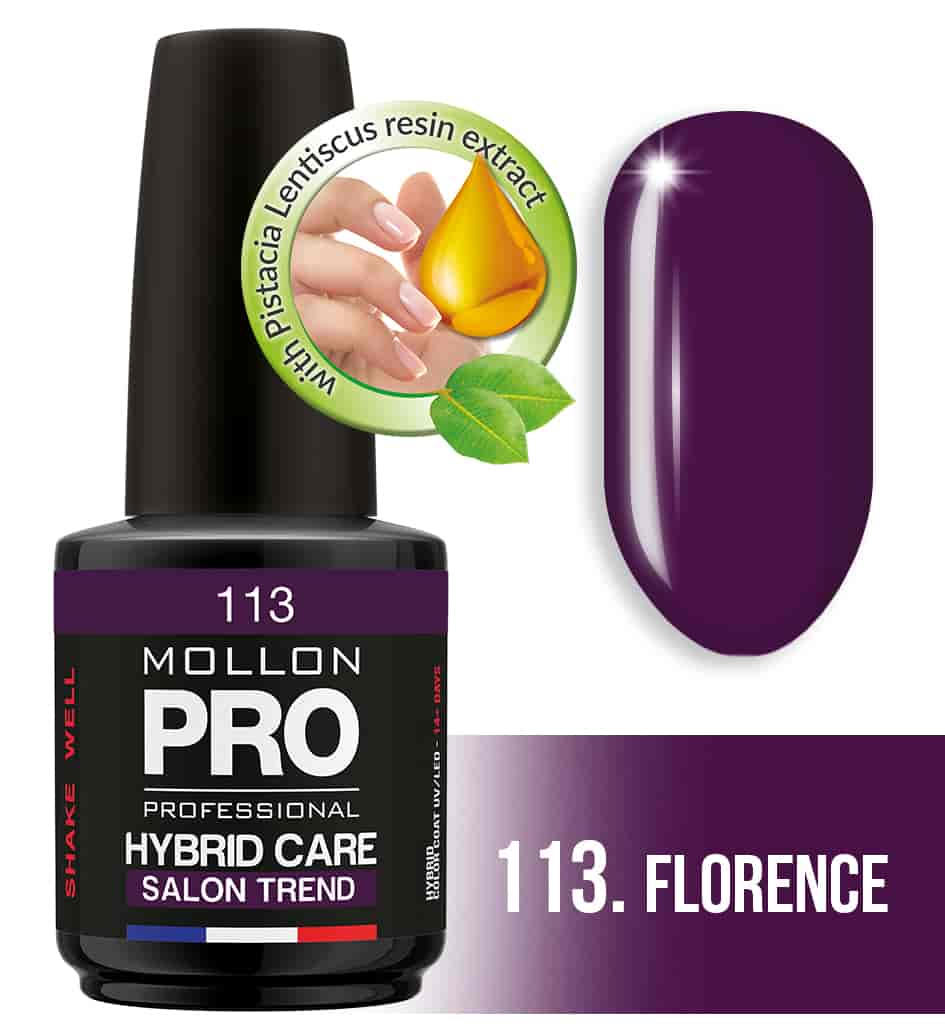 Гель-лак для ногтей HYBRID CARE SALON TREND UV/LED №113 из каталога Гель-лак Mollon Pro в интернет-магазине BPW.style