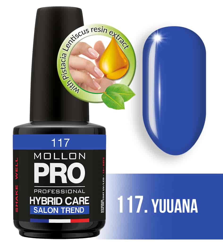 Гель-лак для ногтей HYBRID CARE SALON TREND UV/LED №117 из каталога Гель-лак Mollon Pro в интернет-магазине BPW.style