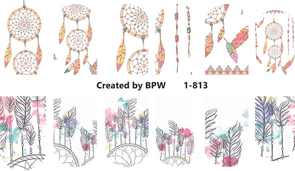 Слайдер-дизайн Ловец снов из каталога Цветные на светлый фон в интернет-магазине BPW.style