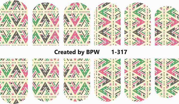 Слайдер-дизайн Этнический принт из каталога Цветные на светлый фон в интернет-магазине BPW.style