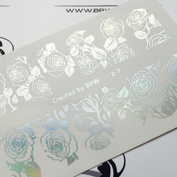 Слайдер-дизайн Розы из каталога Слайдеры фольга в интернет-магазине BPW.style