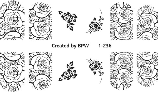 Слайдер-дизайн Розы из каталога Цветные на светлый фон в интернет-магазине BPW.style