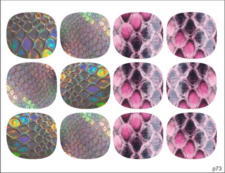 Слайдер-дизайн Змеиный розовый из каталога Цветные на светлый фон в интернет-магазине BPW.style
