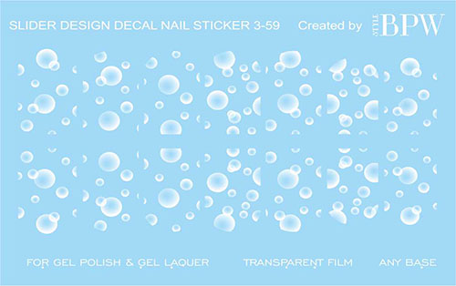Слайдер дизайн градиент Белые пузыри из каталога Цветные на любой фон в интернет-магазине BPW.style