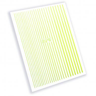 Гибкая силиконовая лента для дизайна ногтей, неон желтый из каталога Гибкая силиконовая лента в интернет-магазине BPW.style