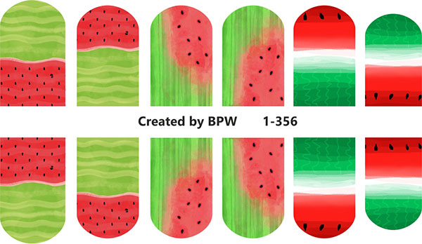Слайдер-дизайн Арбузы из каталога Цветные на светлый фон в интернет-магазине BPW.style