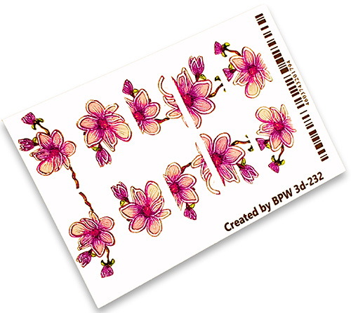 Слайдер-дизайн 3d glass Цветы из каталога Новинки Весна/Лето в интернет-магазине BPW.style