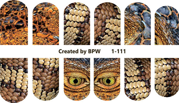 Слайдер-дизайн Кожа змеи из каталога Цветные на светлый фон в интернет-магазине BPW.style
