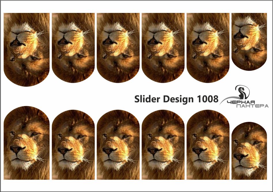Слайдер-дизайн Лев из каталога Цветные на светлый фон в интернет-магазине BPW.style