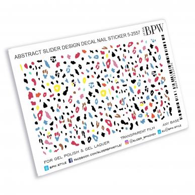 Слайдер-дизайн Цветной леопард из каталога Цветные на любой фон в интернет-магазине BPW.style