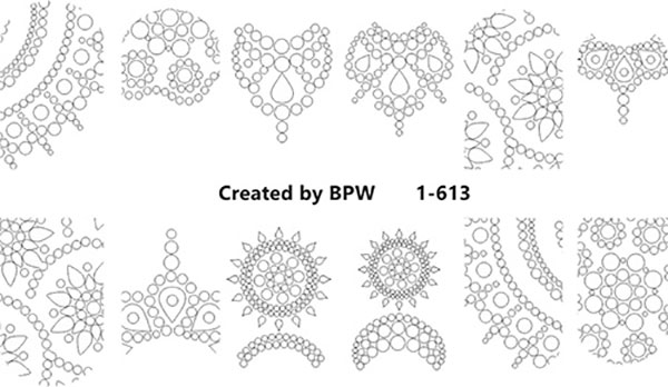 Слайдер-дизайн Pattern with dots из каталога Цветные на светлый фон в интернет-магазине BPW.style