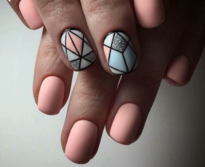 Модный маникюр на ногтях - что собой представляет дизайн модного маникюра