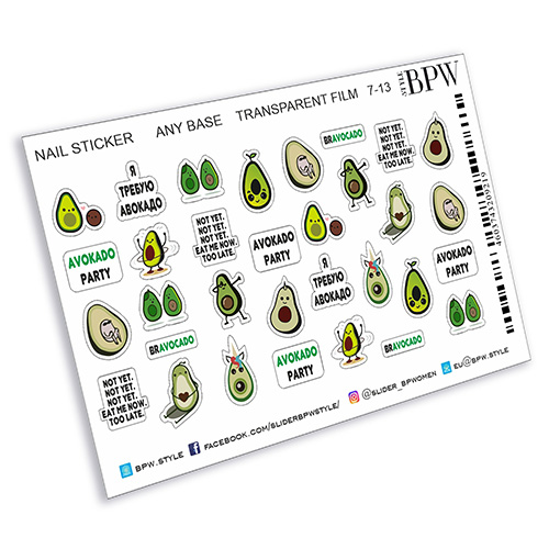 дизайны наклейки для ногтей 2021 фото