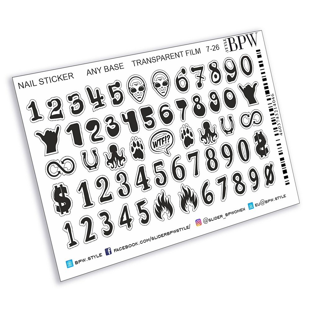 дизайны наклейки для ногтей 2021 фото