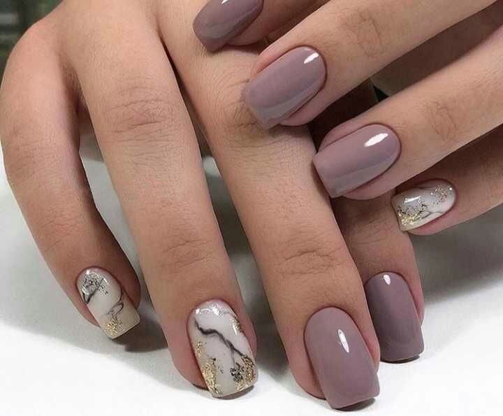 Однотонный маникюр – нейл-дизайн 2022 в один цветовой тон