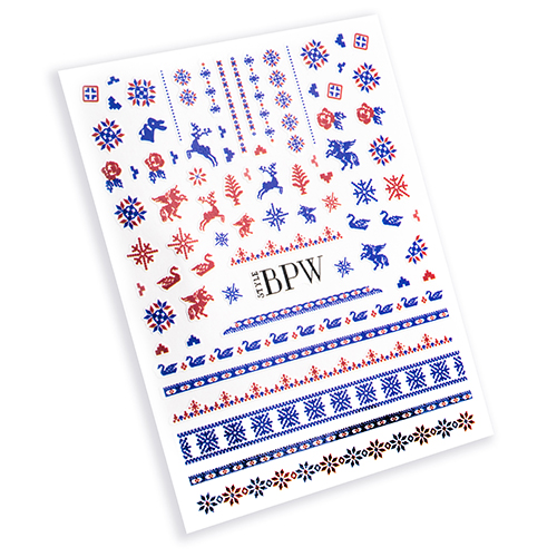 дизайны наклейки для ногтей 2021 фото