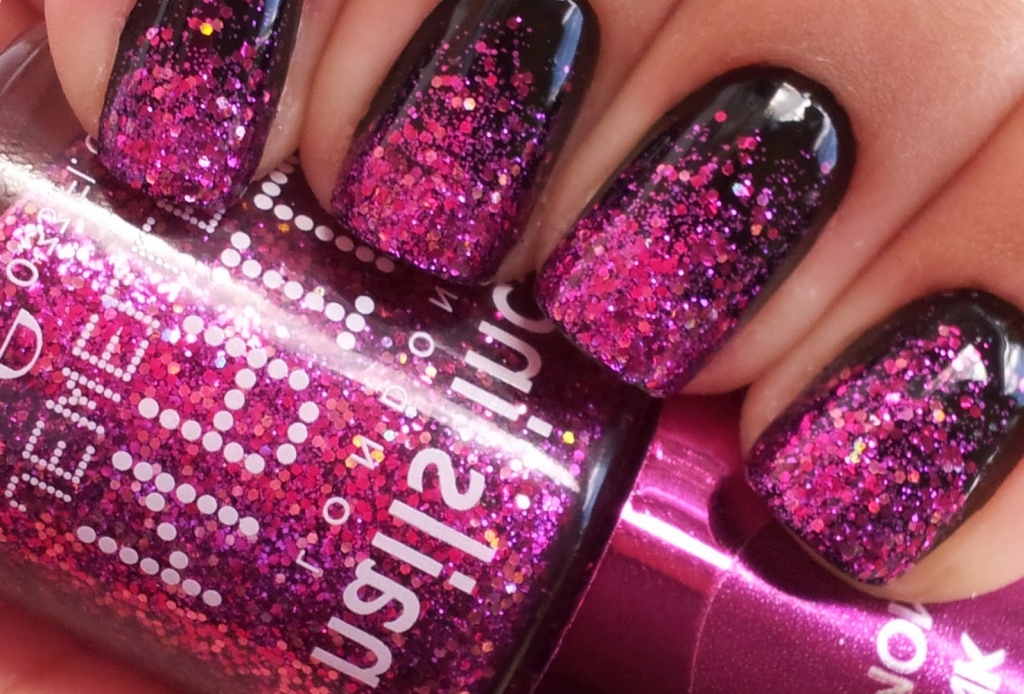 Маникюр с блестками - виды материала, особенности и техники нанесения - фото