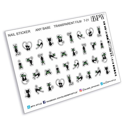 дизайны наклейки для ногтей 2021 фото