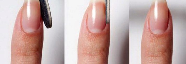 Как подпилить ногти в форме овала