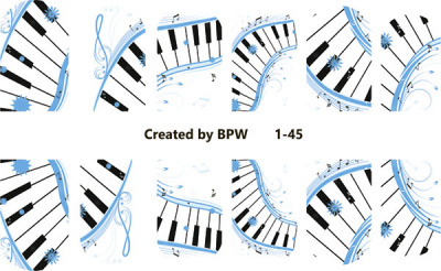 Слайдер-дизайн Музыка из каталога Цветные на светлый фон, в интернет-магазине BPW.style